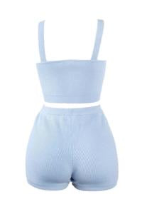 Baby Blue Two-piece Set
